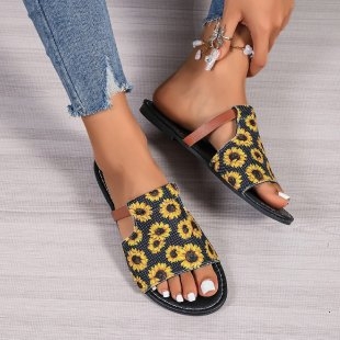 Γυναικεία PU επίπεδα πέδιλα, εύκολο slip-on, εσωτερικό PU, σόλα από καουτσούκ, καθημερινή χρήση