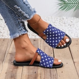 Γυναικεία PU επίπεδα πέδιλα, εύκολο slip-on, εσωτερικό PU, σόλα από καουτσούκ, καθημερινή χρήση