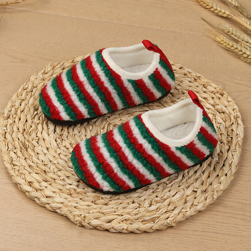 Casual παντόφλες εσωτερικού χώρου με Lycra στο επάνω μέρος, γούνινο εσωτερικό, για παιδιά 1–12 ετών