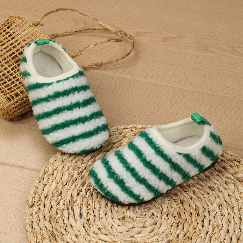 Casual παντόφλες εσωτερικού χώρου με Lycra στο επάνω μέρος, γούνινο εσωτερικό, για παιδιά 1–12 ετών