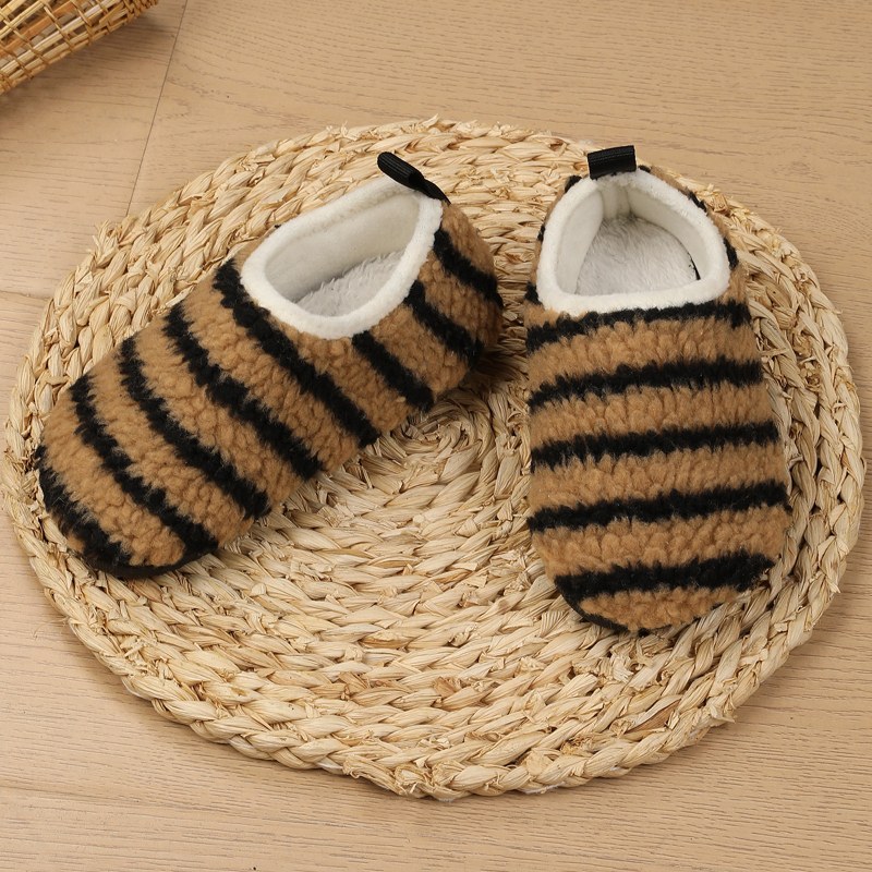 Casual παντόφλες εσωτερικού χώρου με Lycra στο επάνω μέρος, γούνινο εσωτερικό, για παιδιά 1–12 ετών