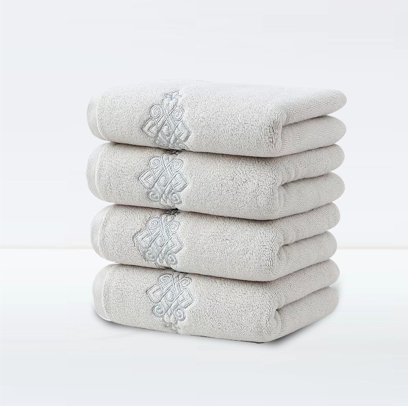 Zhenjian kokvilnas sejas dvieļi, 150 g, četras vienības iepakojumā, logotipa druka pieejama