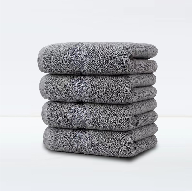 Zhenjian kokvilnas sejas dvieļi, 150 g, četras vienības iepakojumā, logotipa druka pieejama