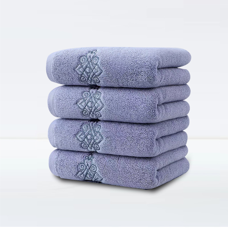 Zhenjian kokvilnas sejas dvieļi, 150 g, četras vienības iepakojumā, logotipa druka pieejama