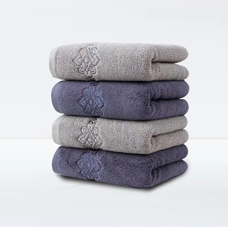 Zhenjian kokvilnas sejas dvieļi, 150 g, četras vienības iepakojumā, logotipa druka pieejama