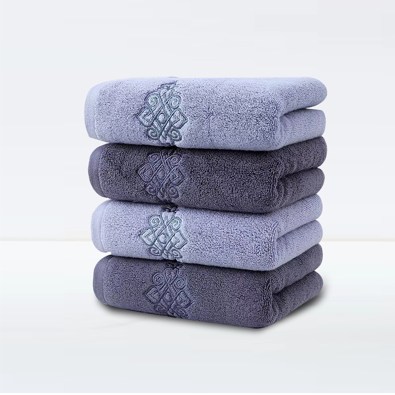 Zhenjian kokvilnas sejas dvieļi, 150 g, četras vienības iepakojumā, logotipa druka pieejama