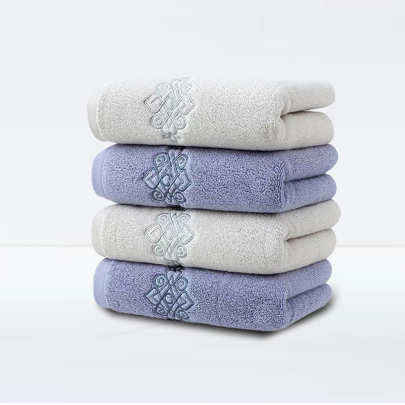 Zhenjian kokvilnas sejas dvieļi, 150 g, četras vienības iepakojumā, logotipa druka pieejama