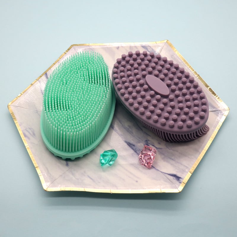 Perie de baie din silicon pentru bebeluși și masaj (Brand: Autonomy; Material: Silicon; Categorie: perie de baie/masaj; Ambalaj: 100 buc.; Personalizare: Da)