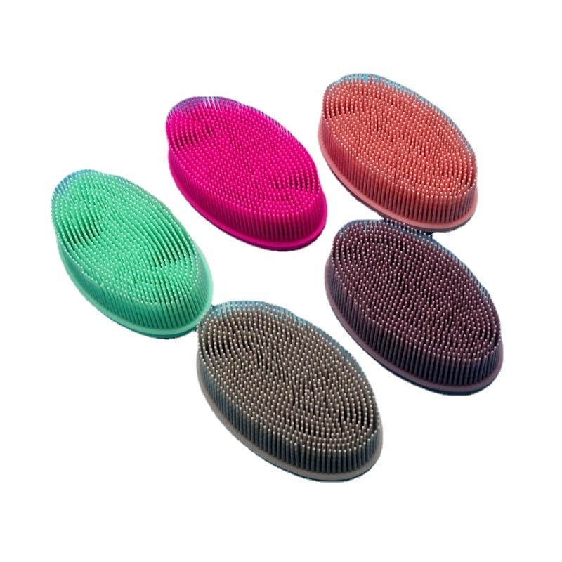 Perie de baie din silicon pentru bebeluși și masaj (Brand: Autonomy; Material: Silicon; Categorie: perie de baie/masaj; Ambalaj: 100 buc.; Personalizare: Da)