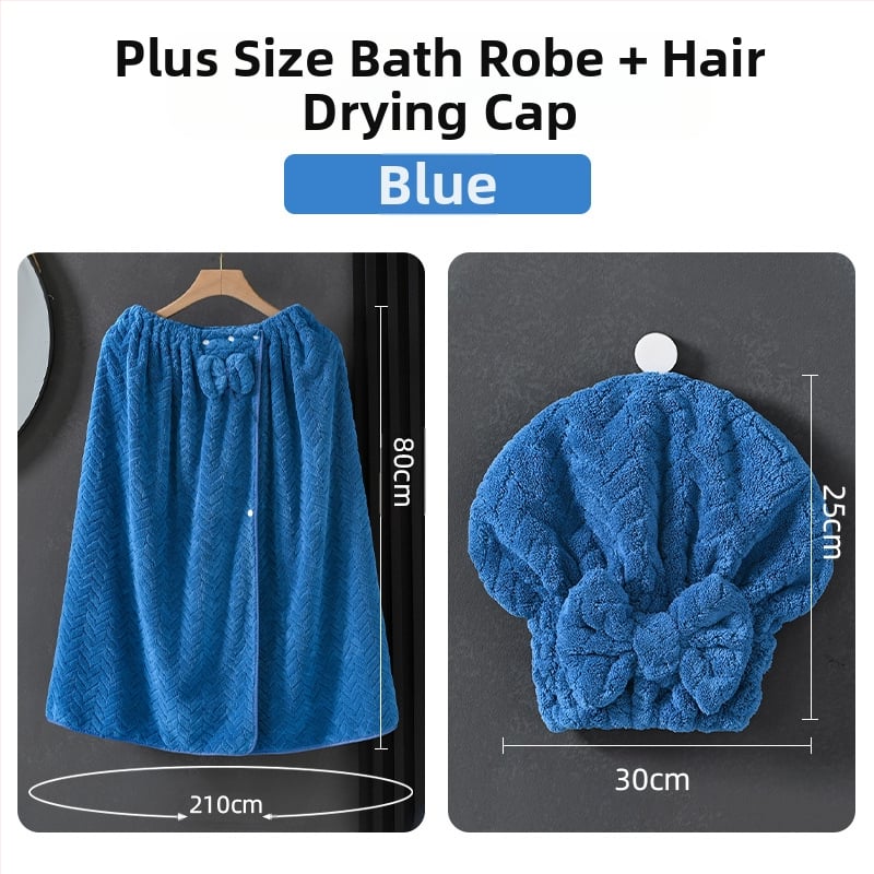 Nēsājamais vannas dvieļu halāts pieaugušām sievietēm, korāla samts, 505/680 g, Princeses sērija, ziemas versija