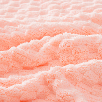 Koralinio fliso rankšluostis suaugusiems ir vaikams, veido rankšluostį veidui ir kūnui, sugeria, su siūlėmis prie kraštų, 150D, 80–100 g