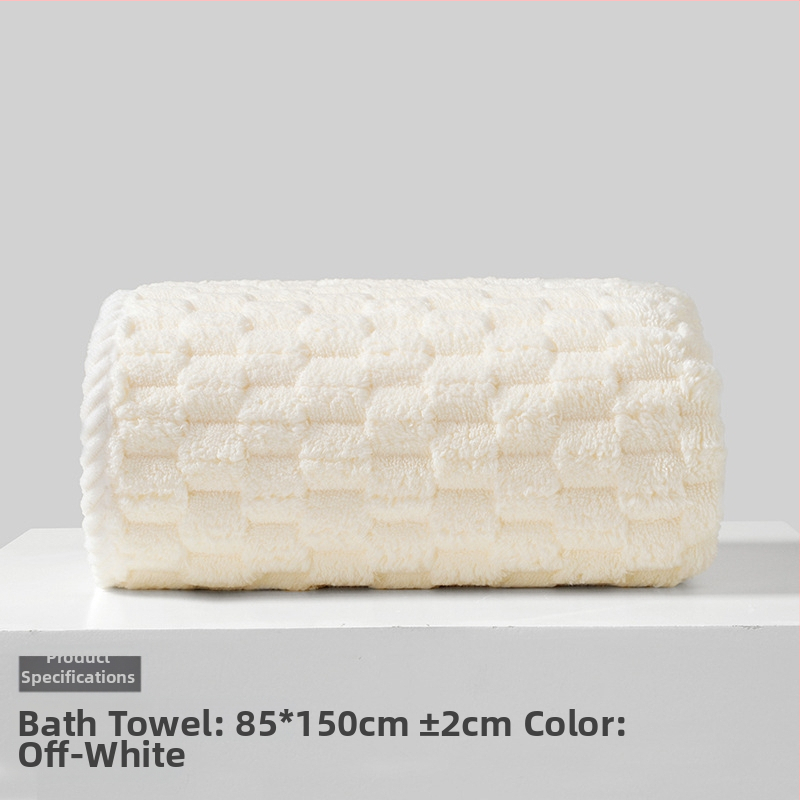 Koralinio fliso rankšluostis suaugusiems ir vaikams, veido rankšluostį veidui ir kūnui, sugeria, su siūlėmis prie kraštų, 150D, 80–100 g