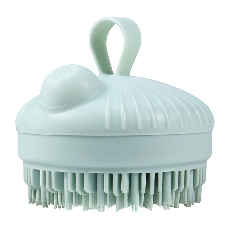 Dušo šepetėlis / masažo šepetėlis – silikonas, daugiafunkcinis, pritaikymas galimas, privataus ženklo galimybė, dėžutė 100 vnt., išleidimas žiemą 2024