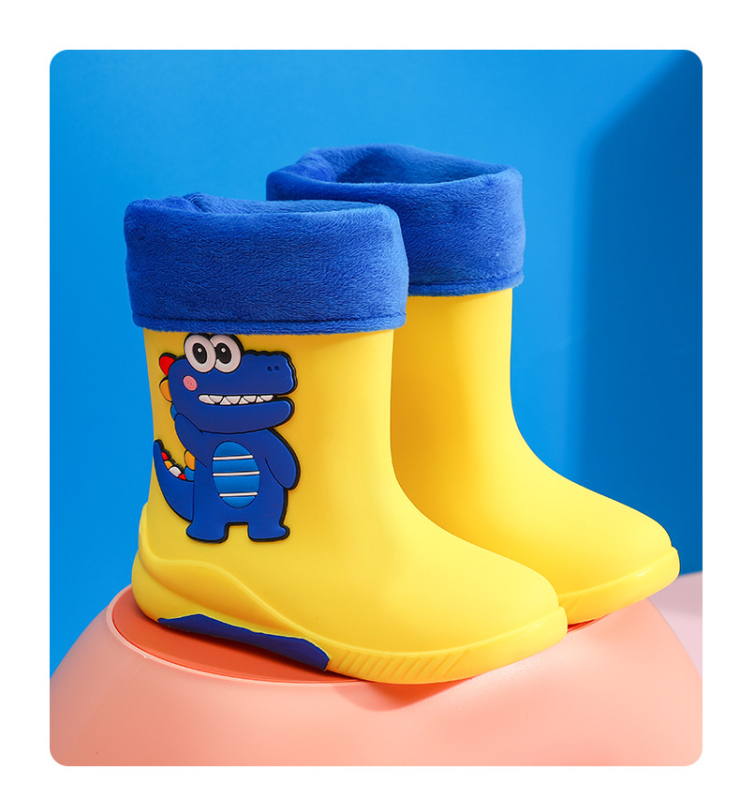 Παιδικά Μποτάκια Βροχής Μέσης Ύψους, PVC Άνω, Αδιάβροχα, Αντιολισθητική Σόλα, Καρτούν Σχέδιο