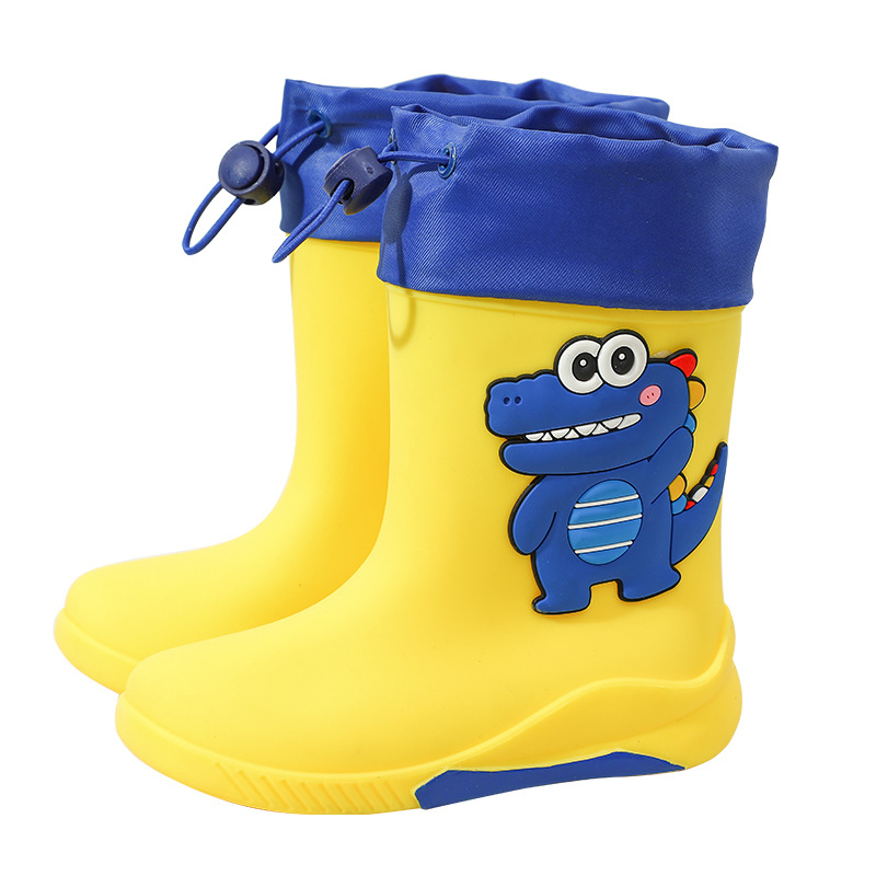 Παιδικά Μποτάκια Βροχής Μέσης Ύψους, PVC Άνω, Αδιάβροχα, Αντιολισθητική Σόλα, Καρτούν Σχέδιο