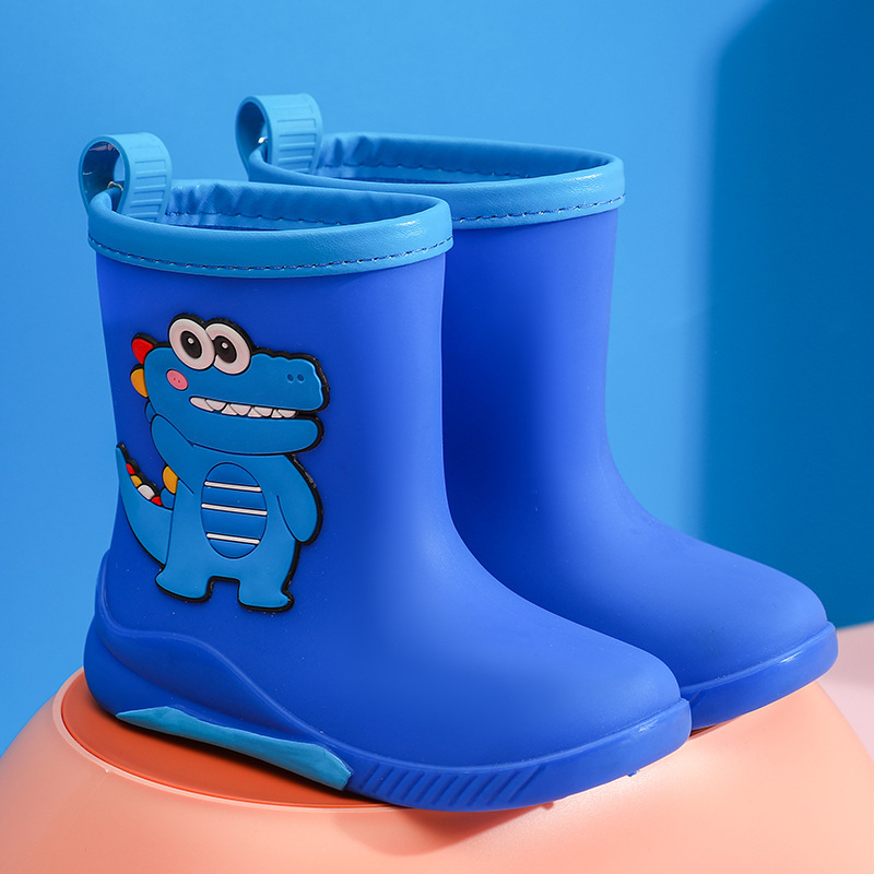 Παιδικά Μποτάκια Βροχής Μέσης Ύψους, PVC Άνω, Αδιάβροχα, Αντιολισθητική Σόλα, Καρτούν Σχέδιο
