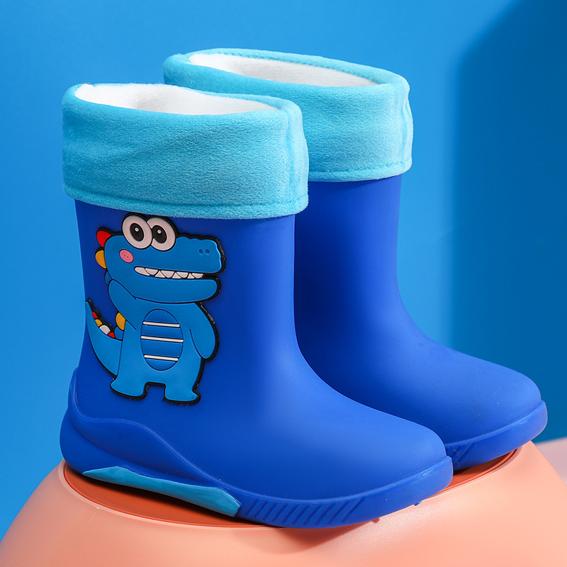 Παιδικά Μποτάκια Βροχής Μέσης Ύψους, PVC Άνω, Αδιάβροχα, Αντιολισθητική Σόλα, Καρτούν Σχέδιο