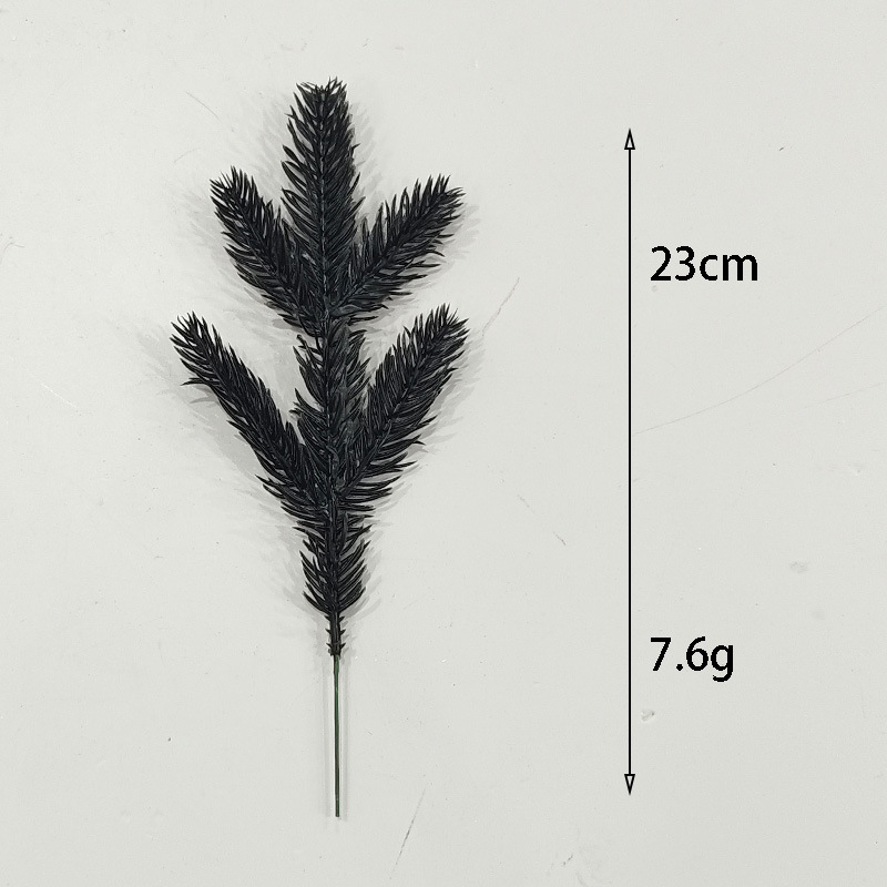 Helovyno serijos dirbtinės šakelės dekoracijoms, iš plastiko, pusiau rankinis ir pusiau mechaninis gamybos procesas, OPP pakuotė