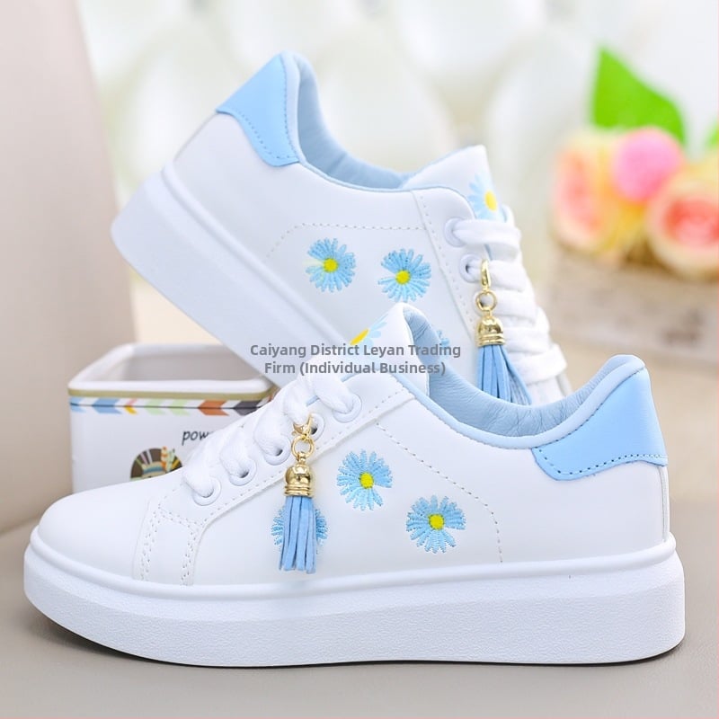 Moteriški plokščių batų, apvali nosis, PU viršus, žemas kulnas, guminis padas, raišteliai