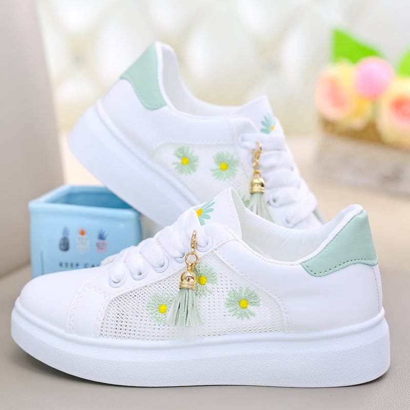 Ženske ravne cipele, okrugli vrh prsta, PU gornji dio, niska peta, gumeni potplat, vezanje