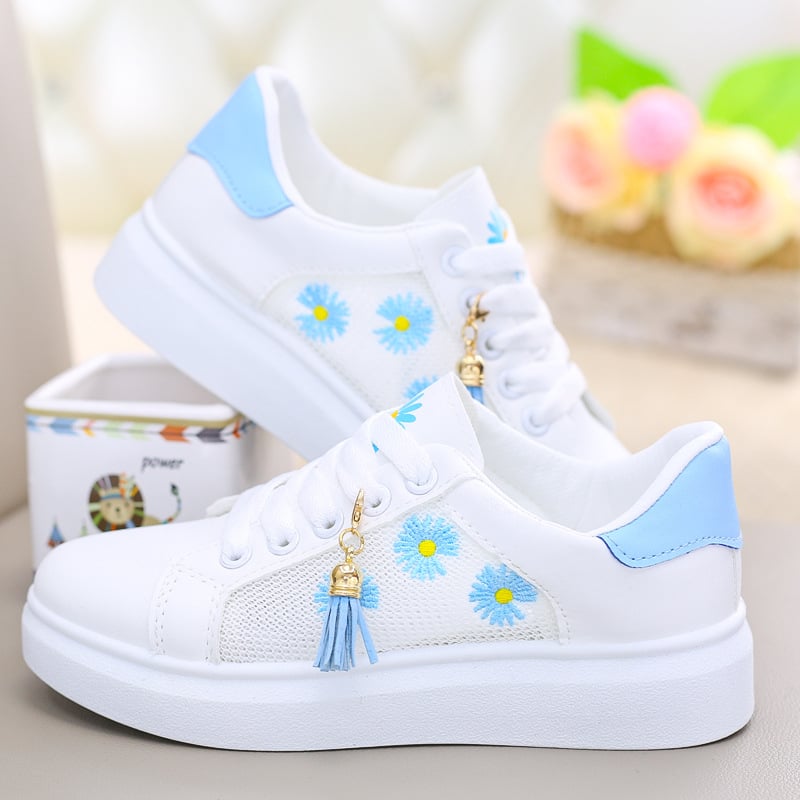 Ženske ravne cipele, okrugli vrh prsta, PU gornji dio, niska peta, gumeni potplat, vezanje