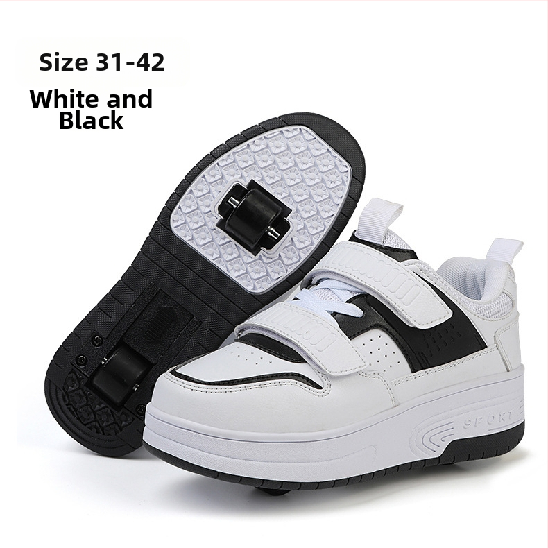 PHTEER παπούτσια ρόλερ με ένα τροχό, unisex, PU τροχοί