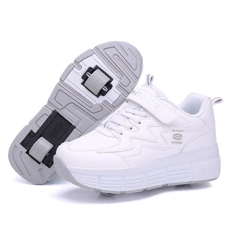 PHTEER παπούτσια ρόλερ με ένα τροχό, unisex, PU τροχοί