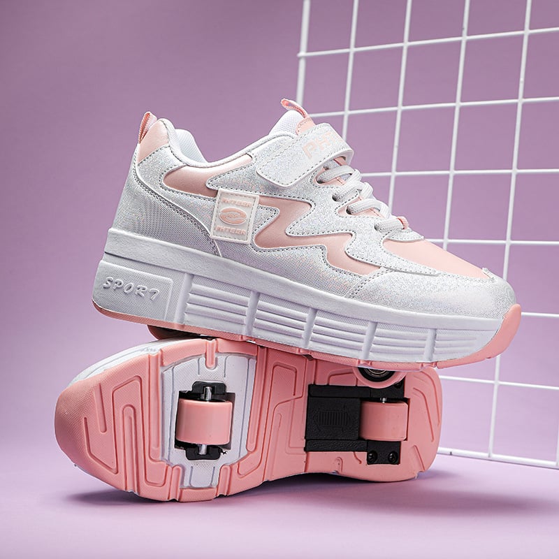 PHTEER παπούτσια ρόλερ με ένα τροχό, unisex, PU τροχοί