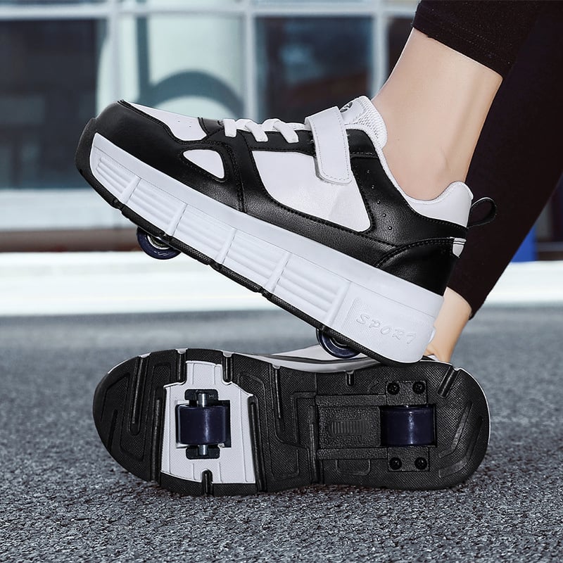 PHTEER παπούτσια ρόλερ με ένα τροχό, unisex, PU τροχοί