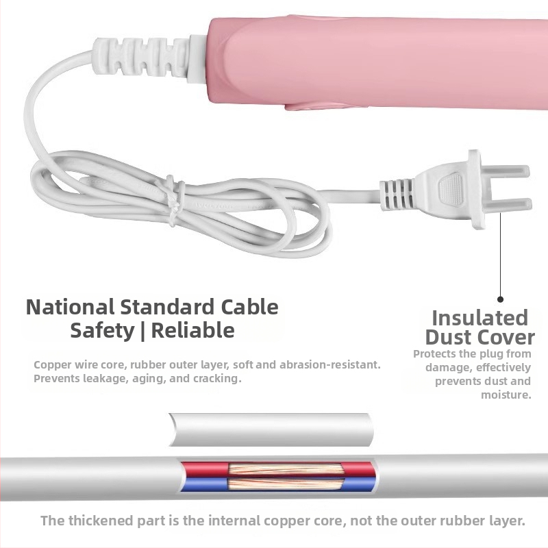 Vlasy kulma a žehlička – dvojfunkčný prístroj, nastaviteľná teplota, 20W, 220V, ekologická zliatina, styling do 1 minúty