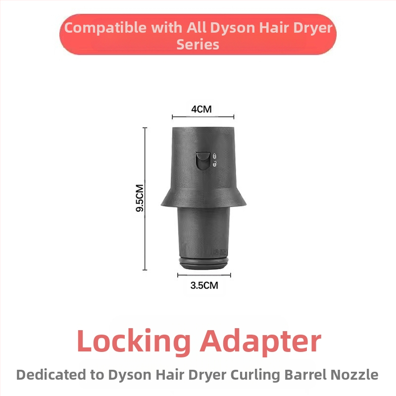 Dyson приставка за къдрене с двупосочна въртяща глава за големи вълни — PA66 висока температурна устойчивост, 220V, 1600W, съвместима с всички серии Dyson hs01/05, функция: оформяне на коса