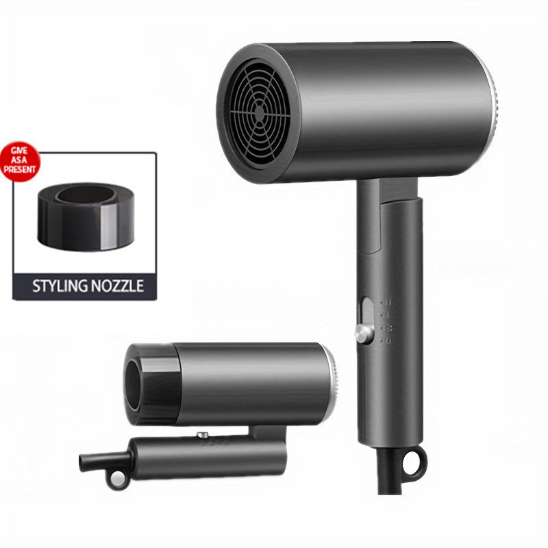 Сгъваем сешоар 2000W със студен и горещ въздух, 3 скорости, 220V