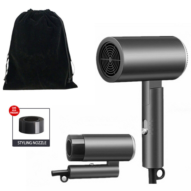 Сгъваем сешоар 2000W със студен и горещ въздух, 3 скорости, 220V