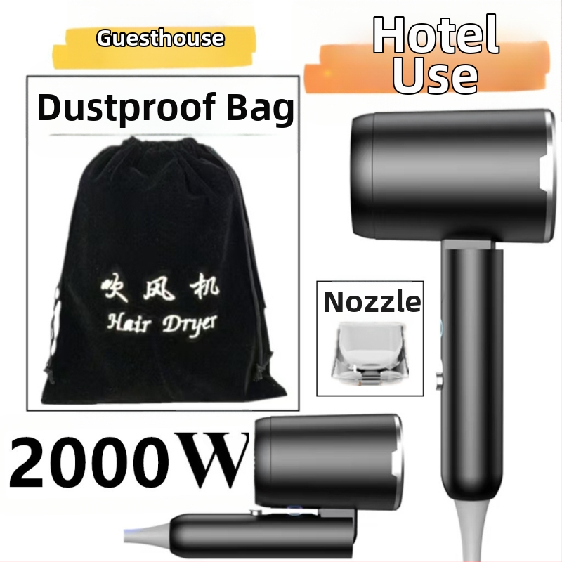 Сгъваем сешоар 2000W със студен и горещ въздух, 3 скорости, 220V