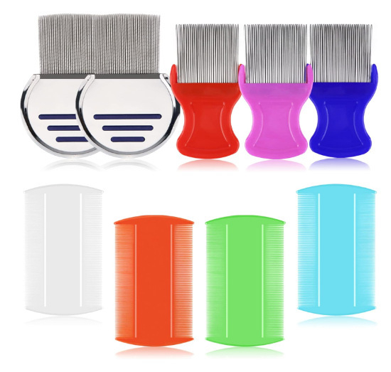 Šunų priežiūros šukos su tankiais dantimis, dviejų eilių, dvipusės, plastikines, prekinis ženklas So prosperous, dėžutėje 1000 vienetų