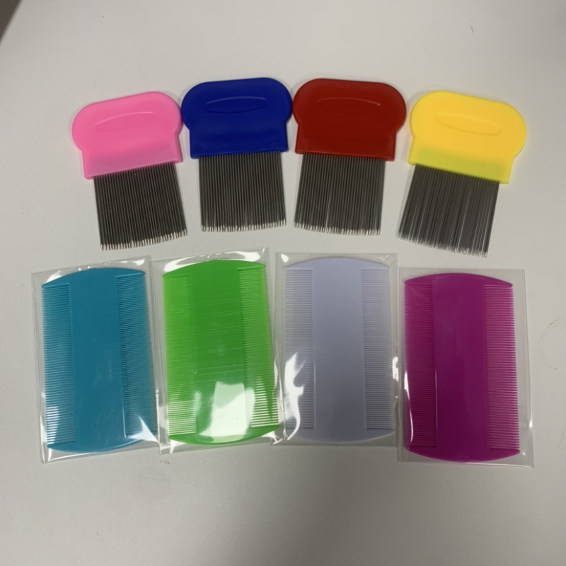 Šunų priežiūros šukos su tankiais dantimis, dviejų eilių, dvipusės, plastikines, prekinis ženklas So prosperous, dėžutėje 1000 vienetų