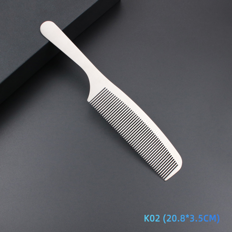 Nehrđajući čelični češalj za kosu s šiljastim repom, oblik jabuke, izuzetno tanak, otporan na savijanje