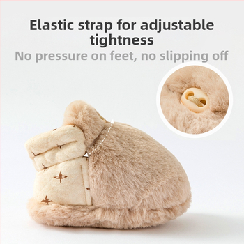 Mažylių bateliai pirmiesiems žingsniams su animaciniu dizainu (12–36 mėn; viršus iš medvilnės; fleece įdėklas; minkšta padas; ruduo–žiema)