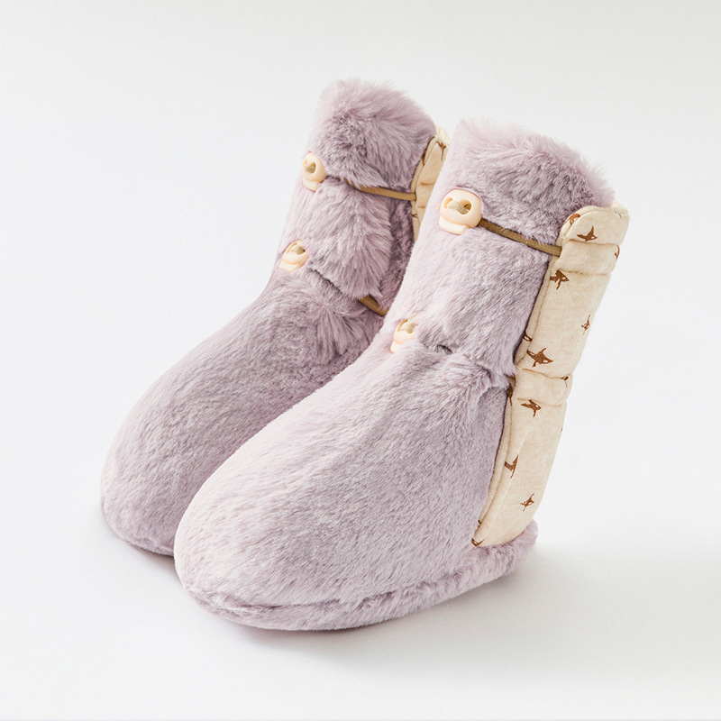 Mažylių bateliai pirmiesiems žingsniams su animaciniu dizainu (12–36 mėn; viršus iš medvilnės; fleece įdėklas; minkšta padas; ruduo–žiema)