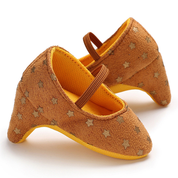 Kūdikių bateliai mergaitėms – princo stilius, medvilnės viršus, Velcro užsegimas, tinkamas pavasario-vasaros-rudens sezonoms, amžius 12-36 mėnesiai