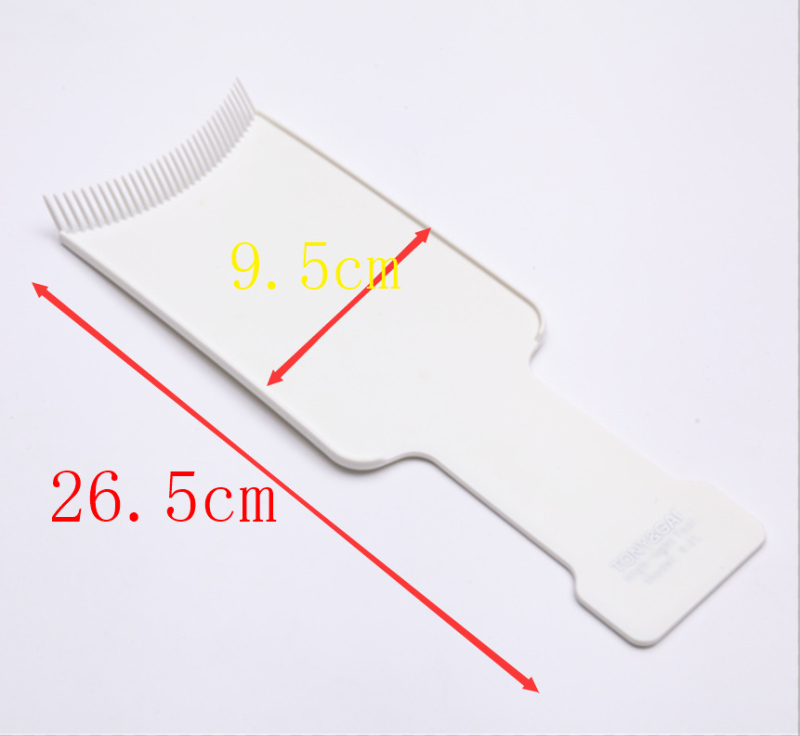 Set ploča za bojanje kose s izolacijskim paprom, listom za isticanje i alatom za kremu boje