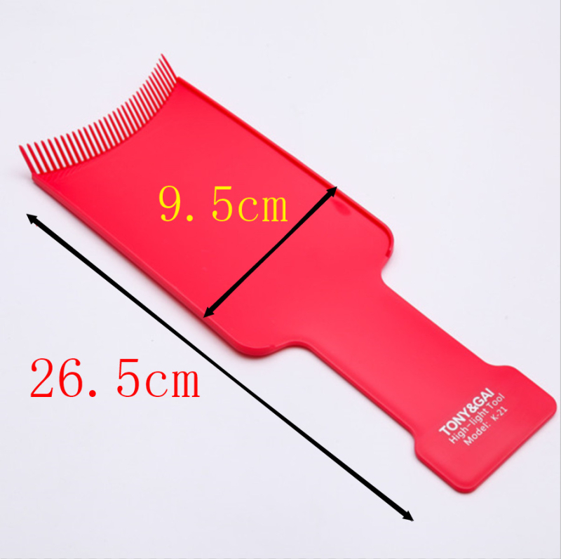 Set ploča za bojanje kose s izolacijskim paprom, listom za isticanje i alatom za kremu boje