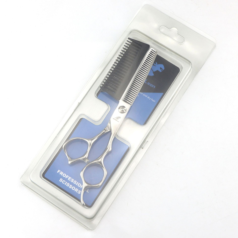 Škare za kosu s češljem NEPURLSON/Neptsen, ravna glava, krom-vanadij nehrđajući čelik, mogućnost prilagodbe obrade