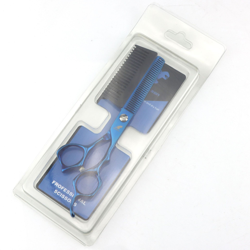 Škare za kosu s češljem NEPURLSON/Neptsen, ravna glava, krom-vanadij nehrđajući čelik, mogućnost prilagodbe obrade