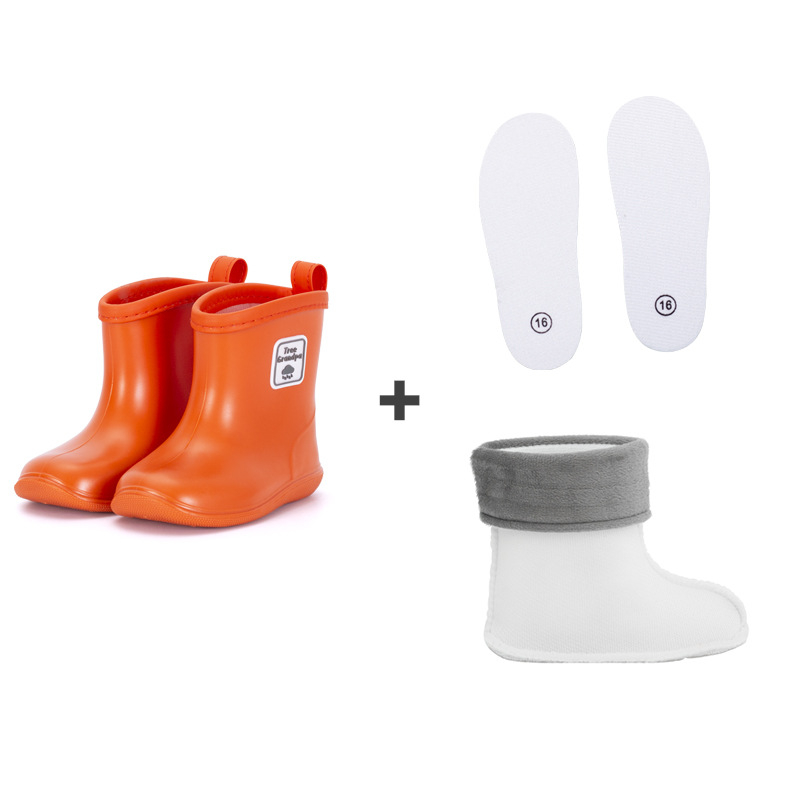 Παιδικές γαλότσες με σχέδιο δεινοσαύρου και τίγρης, PVC πάνω μέρος, μεσαίο ύψος, αντιολισθητική σόλα, κατάλληλες για όλες τις εποχές