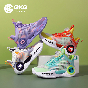 Unisex παιδικά παπούτσια για τρέξιμο – επάνω μέρος από διχτυωτό ύφασμα, ελαφριά, με ελαστικό κλείσιμο, σόλα MD, φθινοπωρινή σεζόν, ηλικίες 7–16