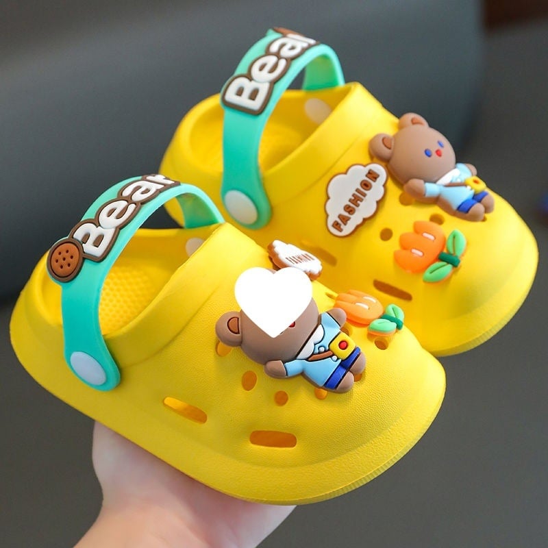 Vaikų karikatūrinių sandalų dizainas, PU viršus, kvadratinė nosis, EVA padas, vasara 2025