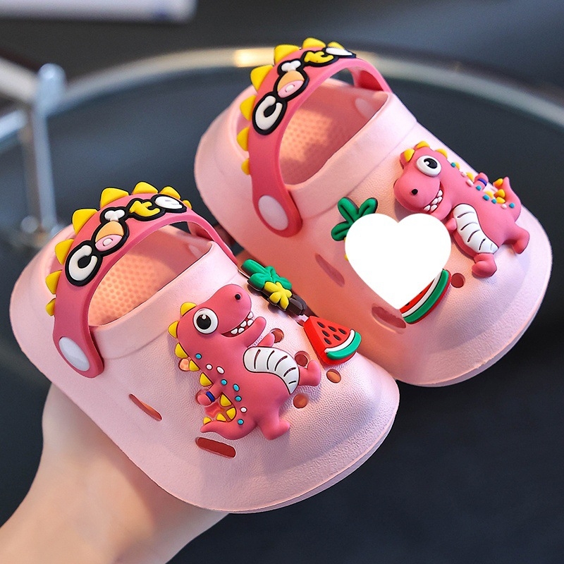 Vaikų karikatūrinių sandalų dizainas, PU viršus, kvadratinė nosis, EVA padas, vasara 2025