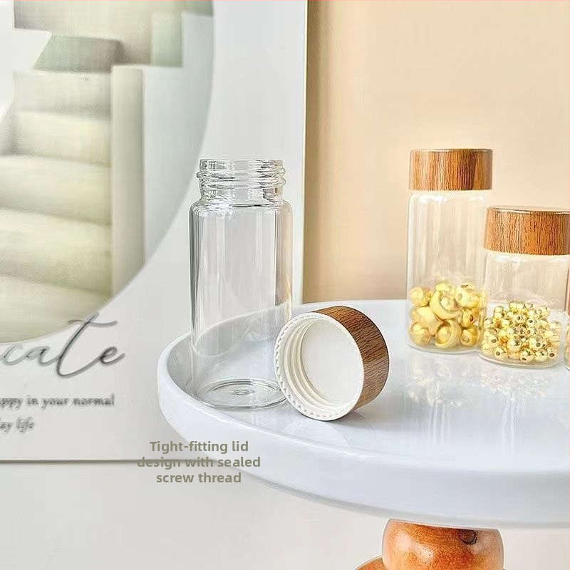 Стъклен буркан за съхранение със запечатан капак, ретро носталгичен стил - Other Homes