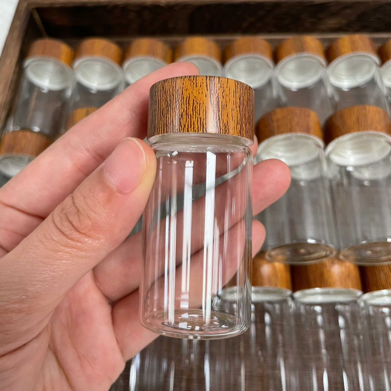 Стъклен буркан за съхранение със запечатан капак, ретро носталгичен стил - Other Homes